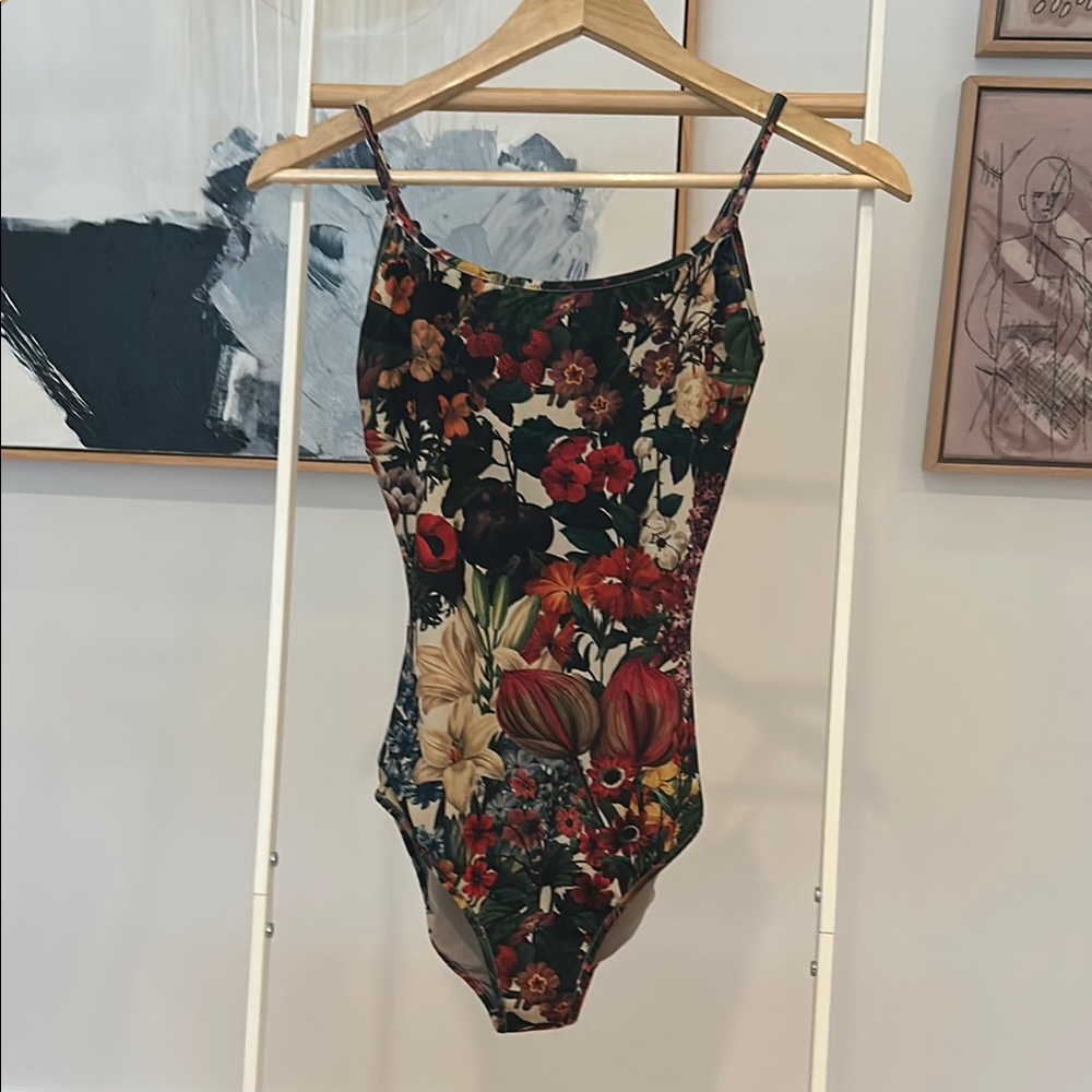 Samantha Pleet Floral One Piece Swimsuit